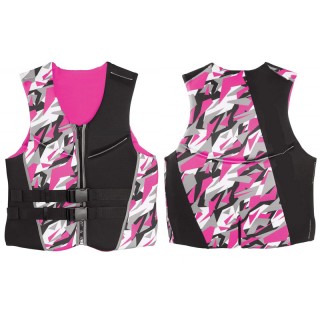 Adult Life Vest Neoprene Buoyancy Swimming Boating Surfing Survival Drifting Motorboat Water Sports Jacket