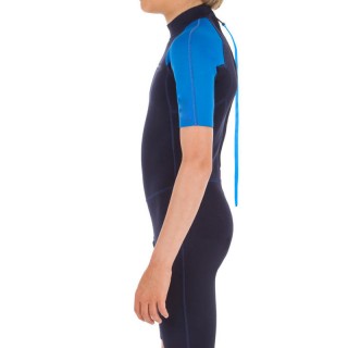 Kids Back Zip Spring Wetsuit Full 2.5mm Neoprene Swimsuit Swim Surfing Snorkel Dive Suit One-piece Children's Wetsuit