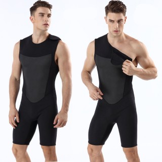 New Custom Yamamoto Smooth Skin Triathlon Wetsuit Men Short Sleeveless One Piece Full Neoprene Surfing Suit