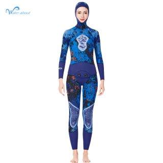 Wetsuit Manufacturer Hot Sale High Quality Custom Neoprene Spearfishing hooded wetsuit 3mm 5mm custom logo