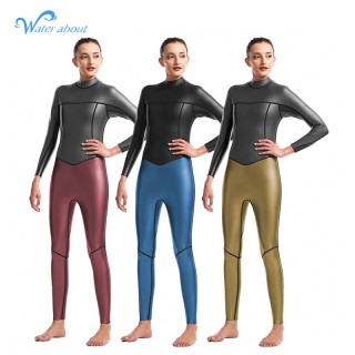 Factory Price High Quality Super Strech Women Colourful Smoothskin 4/3mm Premium CR Neoprene Freeddiving Smoothskin Wetsuit