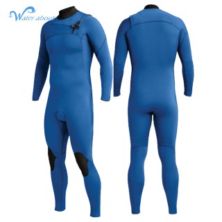Custom OEM Factory Thickness Neoprene Wet Suit GBS Stitch Fluid Stitch Full Body Diving Suit Chest Zip Wetsuit for Surfing