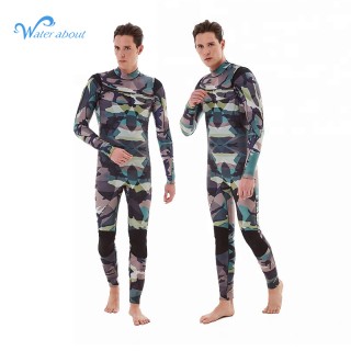 Manufacture Super Strech Yamamoth Camo Surfing Wetsuit Full Body GBS 3/2mm 4/3mm Neoprene Premium Thermal Chest Zip