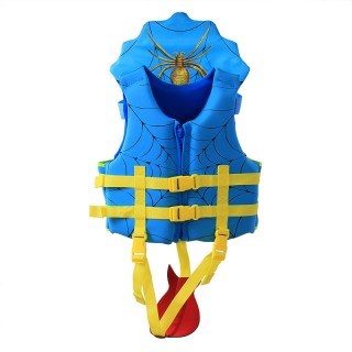Wholesale cute super soft watersport adjustable infant neoprene baby children rafting life jacket swimming vest for jet ski with collar
