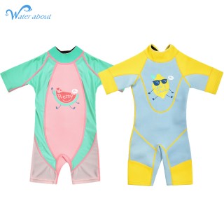 2mm Shorty Swimming  Surfing Wetsuit for Children Back Zipper Swimming Wetsuit Supplier