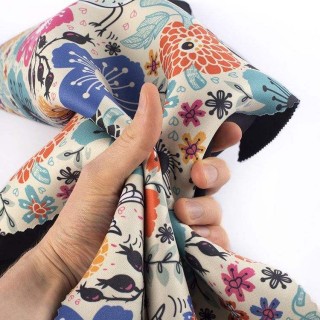 High Quality Custom Pattern Printed Laminated Polyester Neoprene Textile Rubber Sheets Fabric For Wetsuit And Can Sleeve