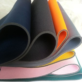 Neoprene fabric with loop back /neoprene with nylon terry fabric for closure of sports support products loop neoprene fabric