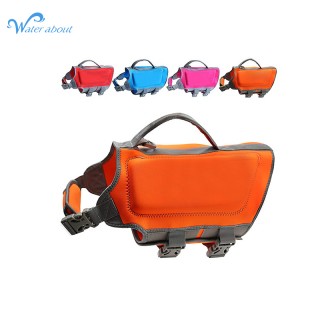 Wholesale Cheap Reflective Ripstop Adjustable Water Swim Buoyancy Aid Small Large Breed Vest Pet Dog Safety Life Jacket For Dog