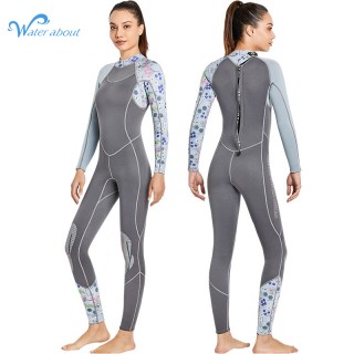 Oem DM printed womens sky surfing wetsuit spandex fabric wetsuit