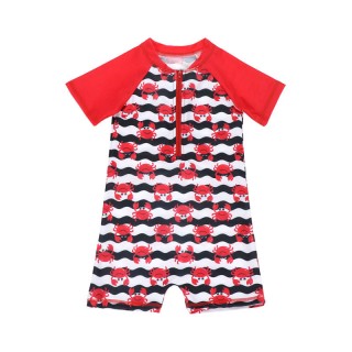 Water About  Kids New Design Spring Suit Back Zipper Swimming Suit Printed One Piece Swimsuit Swimwear Factory Price