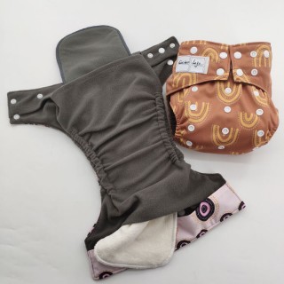 Wholesale 1PC Reusable Waterproof Digital Printed Baby Cloth Diaper Adjustable Nappies Fit 0-3years 3-15kg Baby