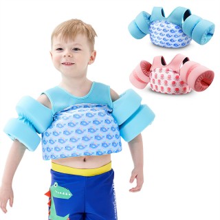 Cartoon children buoyancy vest cute baby life vest floating suit swimming epe foam safety kayak marine solas kids life jacket