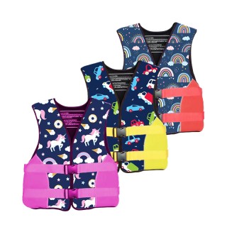 Low Pirce Wholesale Kids Life Jacket Floating Vest Child Buoyancy Vest Buoyancy Suit Children Rafting Swimsuit Neoprene EPE Life Vest for Swimming