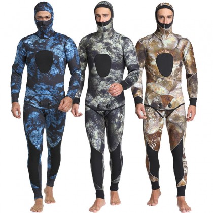 Neoprene Wetsuit 3MM Surfing two-Piece Wetsuit Men's Full Body Wet Suit Spearfishing Scuba Diving Suit